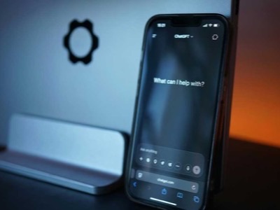 ChatGPT open on a smartphone screen